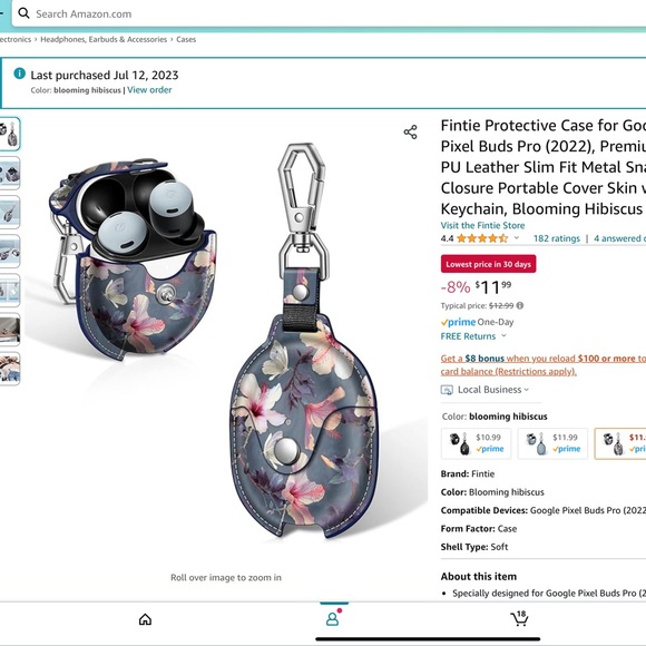 Google Pixel Buds Pro in Coral -Active Noise Canceling- Multipoint Connectivity - Picture 6 of 8